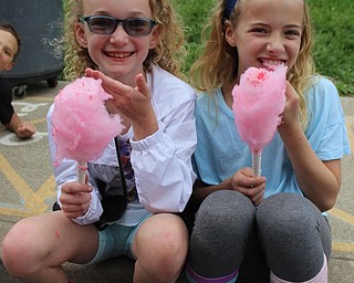 Neighbors | Abby Slanker.Hilltop Elementary School thrid-grade students enjoyed pink cotton candy during the school’s annual PTA-sponsored Student Appreciation Day on May 10.