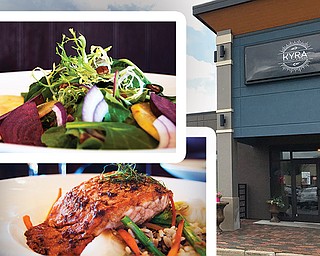 One of the entrees featured at Kyra in Howland.