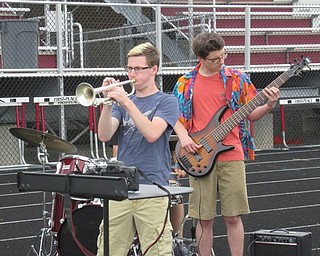Neighbors | Jessica Harker.Members of the Boardman band performed during the school's annual Field Day event on May 22.