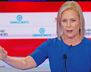 U.S. Sen. Kirsten Gillibrand of New York, a 2020 Democratic presidential candidate, will campaign Thursday in Youngstown as part of six-city, two-day “Trump Broken Promises Tour.” Gillibrand will have a roundtable with elected officials and activists to discuss outsourcing and layoffs experienced by the community from 1:30 to 2:45 p.m. at Cassese’s MVR, 410 N. Walnut St.