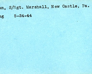 World War II, Vindicator, Marshall Abraham, New Castle, missing, 1944