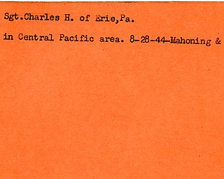 World War II, Vindicator, Charles H. Adams, Erie, Pennsylvania, killed, Pacific, 1944, Mahoning, Trumbull
