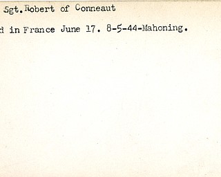 World War II, Vindicator, Robert Adang, Conneaut, wounded, France, 1944, Mahoning