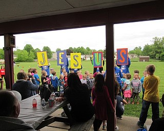Neighbors | Jessica Harker.Austintown Community Church preschool students performed for parents and community members at the schools 50th anniversary celebration May 21.