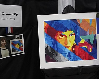 Neighbors | Abby Slanker.Emma Dodig-Dranotusky was chosen as the first runner up at the 2019 Canfield Local Schools Student Art Show on May 21.