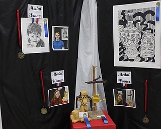 Neighbors | Abby Slanker.Medals and ribbons were awarded to Canfield High School students at the 2019 Canfield Local Schools Student Art Show on May 21.