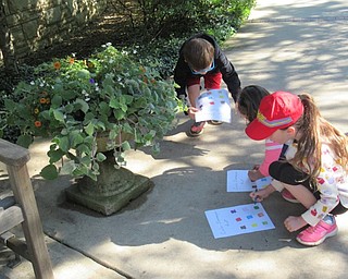 Neighbors | Jessica Harker .Children went on a color scavenger hunt at the Fellows Riverside Garden June 14 during the final day of the Park Pals summer camp.
