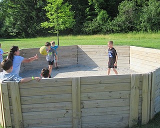 Neighbors | Jessica Harker .Children played GaGa ball at the Boardman Park on June 27 during the park's annual Adventure Day Camp.