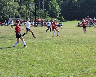 Neighbors | Abby Slanker.The Canfield High School Lady Cardinals played Kirtland during the 11th annual Cardinal Classic Soccer Tournament hosted by the Canfield Soccer Boosters on July 6.