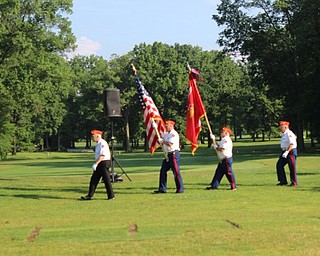 Neighbors | Abby Slanker.The Color Guard of the Tri-State Marine Corps League performed the Presentation of Colors during the Till Open ceremony on July 6.