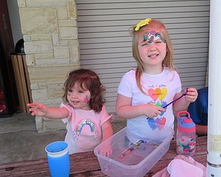Neighbors | Jessica Harker .Children were able to get their face painted and make beaded bracelets at Fellows Riverside Gardens on June 21 for Family Fun Day.