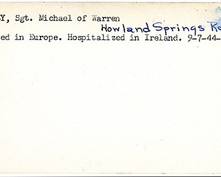 World War II, Vindicator, Michael Barney, Warren, wounded, 1944, Ireland, Europe