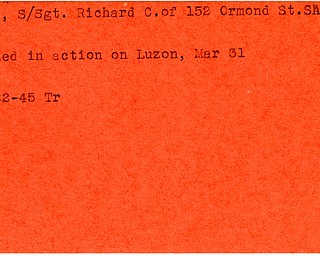 World War II, Vindicator, Richard C. Boyle, Sharon, killed, Luzon, 1945, Trumbull