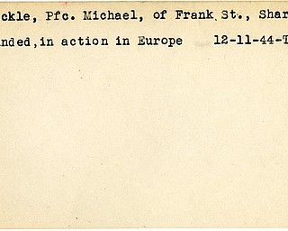 World War II, Vindicator, Michael Brickle, Sharon, wounded, Europe, 1944, Trumbull