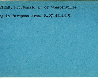 World War II, Vindicator, Donald K. Burchfield, Steubenville, missing, Europe, 1944