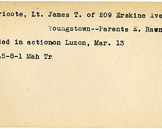 World War II, Vindicator, James T. Conricote, Youngstown, wounded, Luxembourg, 1945, Mahoning, Trumbull