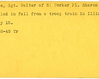 World War II, Vindicator, Walter Deacle, Sharon, killed, Illinois, 1945, Trumbull