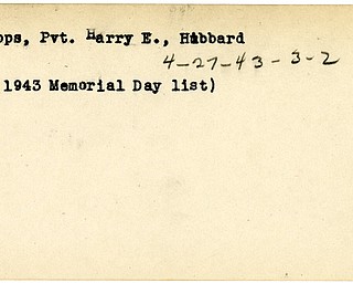 World War II, Vindicator, Harry E. Dripps, Hubbard, 1943