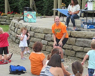 Neighbors | Jessica Harker.Children danced along with volunteers July 16 at Boardman Park's first Preschoolers at the Park event this year.