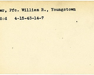 World War II, Vindicator, William R. Mutter, Youngstown, wounded, 1943