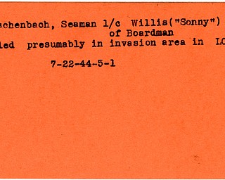 World War II, Vindicator, Willis Rauschenbach, Willis "Sonny" Rauschenbach, Boardman, killed, LCT, 1944