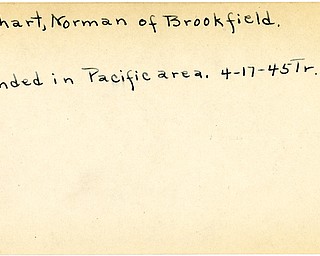 World War II, Vindicator, Norman Reichart, Brookfield, wounded, Pacific, 1945, Trumbull