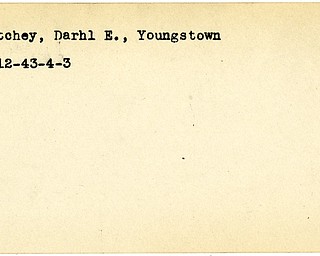 World War II, Vindicator, Darhl E. Ritchey, Youngstown, 1943