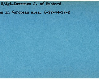 World War II, Vindicator, Lawrence J. Rock, Hubbard, missing, Europe, 1944