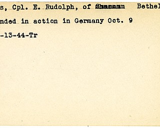 World War II, Vindicator, Rudolph Hess, Bethel, wounded, Germany, 1944, Trumbull