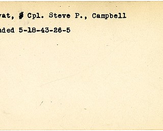 World War II, Vindicator, Steve P. Horvat, Campbell, wounded, 1943