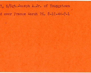 World War II, Vindicator, Joseph A. Kenney Jr., Youngstown, killed, over, France, 1944