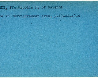 World War II, Vindicator, Hipolis P. Kosinski, Ravenna, missing, Mediterranean, 1944
