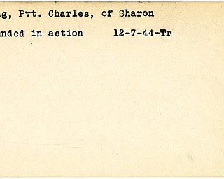 World War II, Vindicator, Charles Long, Sharon, wounded, 1944, Trumbull