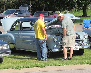 Neighbors | Jessica Harker .Community members gathered at Boardman Park on Aug. 4 to attend the Olde Car Club's annual Cars in the Park show.
