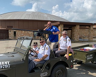 Neighbors | Submitted.Trustee Bruce Shepas was the chairman of the Austintown Fourth of July parade, posing with the American Legion Post 301.