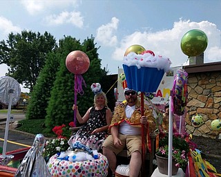 Neighbors | Submitted.Joanna Parker with West Side Tire won the Austintown Fourth of July Parade's float competition July 4, the theme of which was "Austintown... How sweet it is."