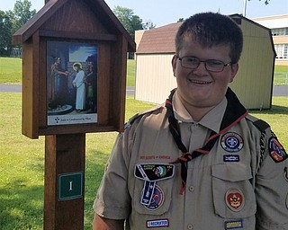 Neighbors | Submitted.David Vuksanovich, a 15-year-old sophomore at Poland Seminary School and a Life scout in Troop 9002, recently completed his Eagle Scout project.