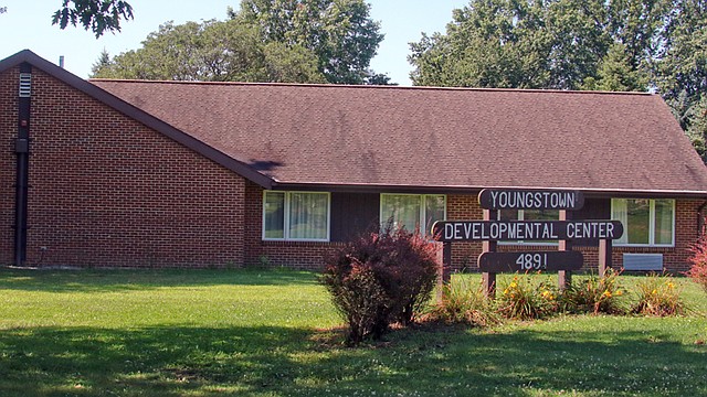 Shown here is one building on the 35-acre Youngstown Developmental Center campus along County Line Road in Mineral Ridge, which was shuttered in June 2017. Mahoning County officials on Monday unveiled plans to put partnering health providers in the facility and step up programming.
