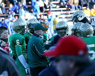 Coach Reardon instructing Team on what plays to play