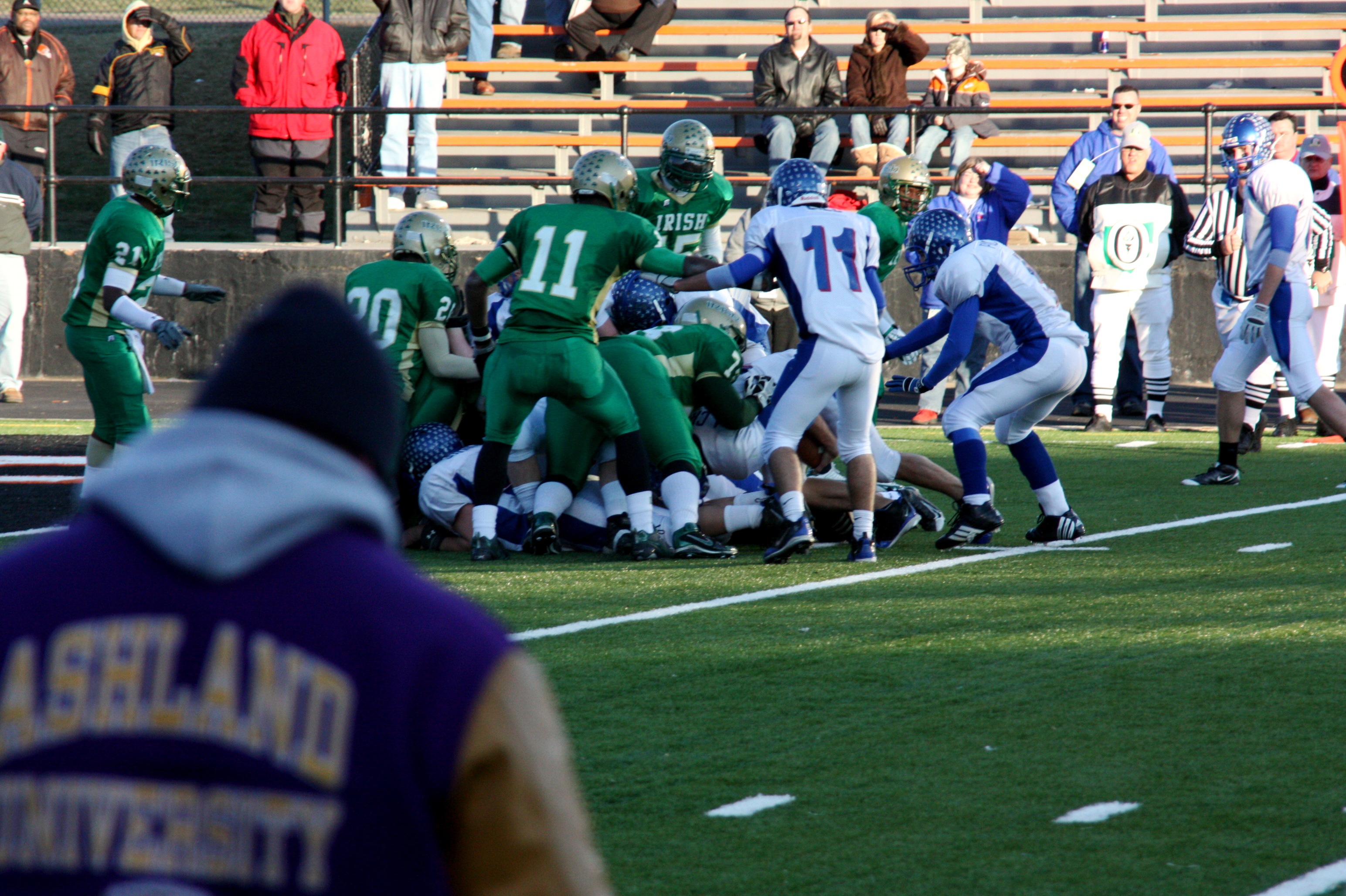 Ursuline stops Liberty Benton on 5 Yard Line