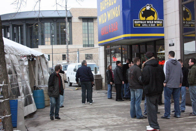 Tent at BW3, Downtown