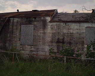 Houses destroyed from the levy break.
