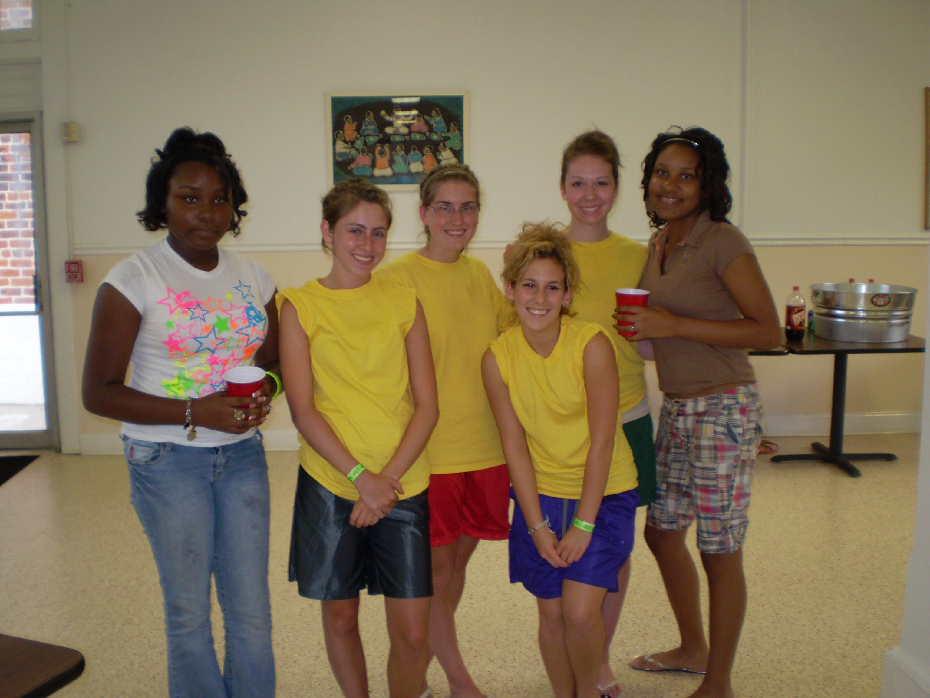 Brittney (L) and Kelly (R) with the girls