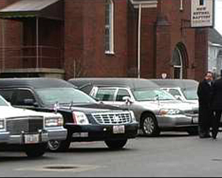 Arson victims funeral