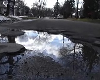 Potholes on Erie
