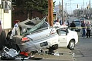Two car crash on South Avenue