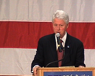 Bill Clinton in New Castle
