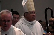 Bishop Murry at Holy Family