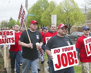 Firefighters Protest 