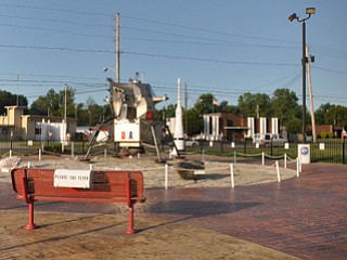 Lunar Lander Replica panorama